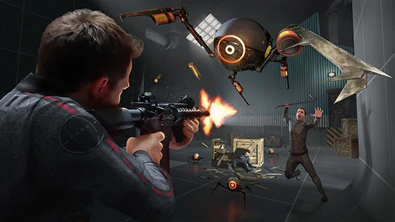 Boneworks VR physics-action game illustration