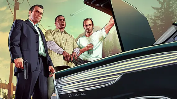 Grand Theft Auto V Los Santos artwork