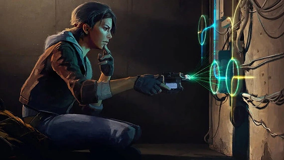 Half-Life: Alyx VR sci-fi promo art