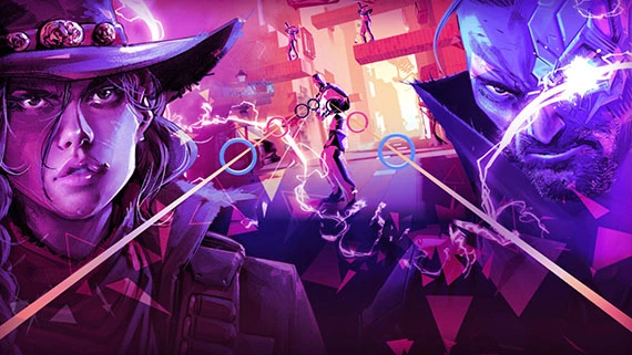 Pistol Whip rhythm shooter VR artwork