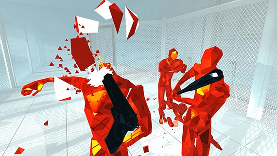 SUPERHOT VR time-bending shooter art