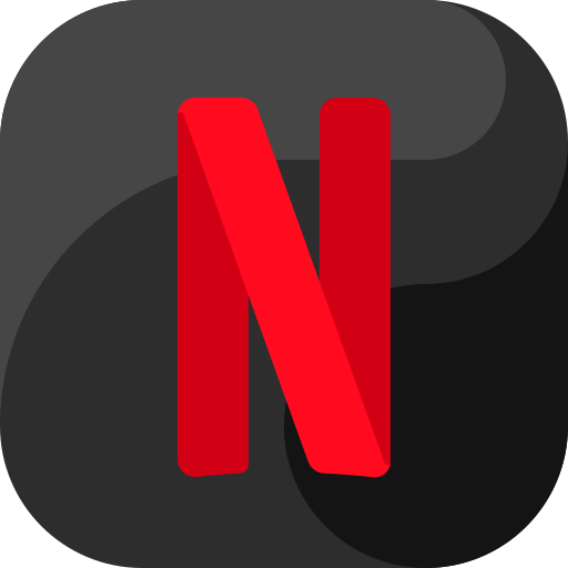 Netflix video streaming logo icon